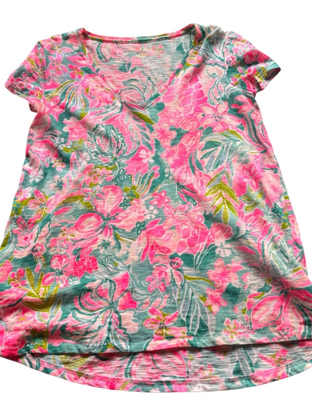 Lilly Pulitzer v neck Etta shirt
